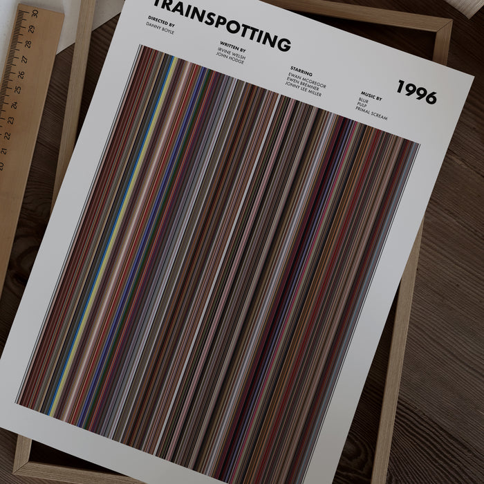 Trainspotting Movie Barcode Poster