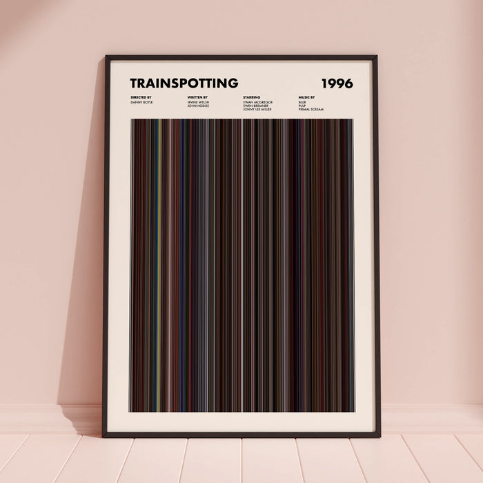 Trainspotting Movie Barcode Poster