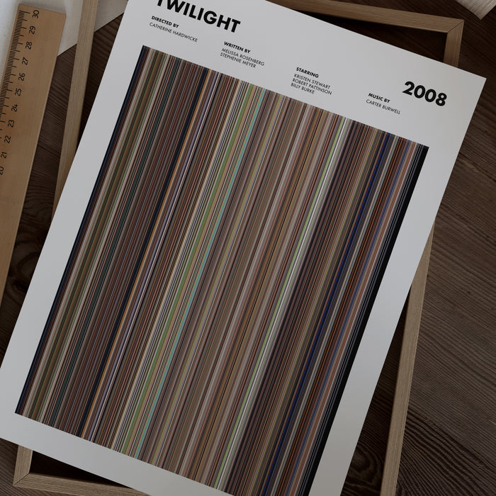 Twilight Movie Barcode Poster