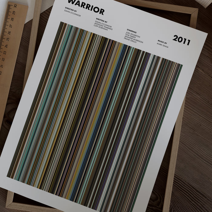 Warrior Movie Barcode Poster