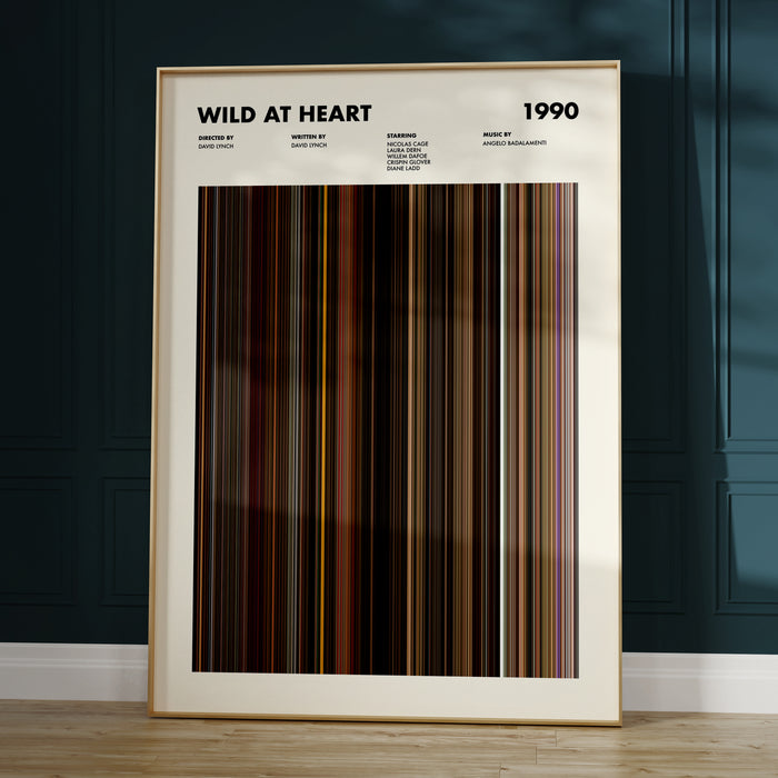 Wild At Heart Movie Barcode Poster
