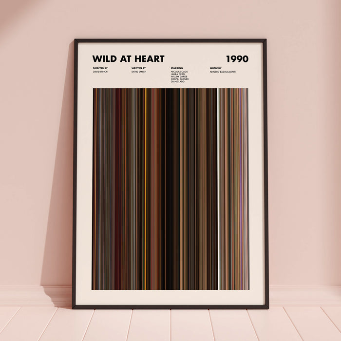 Wild At Heart Movie Barcode Poster