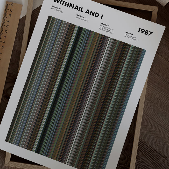 Withnail And I Movie Barcode Poster